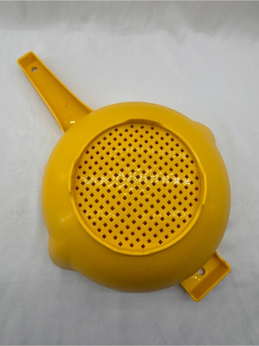 Vintage Tupperware Harvest Gold Nesting Colander Strainer Set 70s 80s Kitsch - Picture 5 of 10